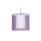 Besa Lighting Pahu 12 Stem Pendant, Trans. Amethyst/Opal, Satin Nickel Finish, 1x100W Incandescent 1TT-A18407-SN - alternate 1
